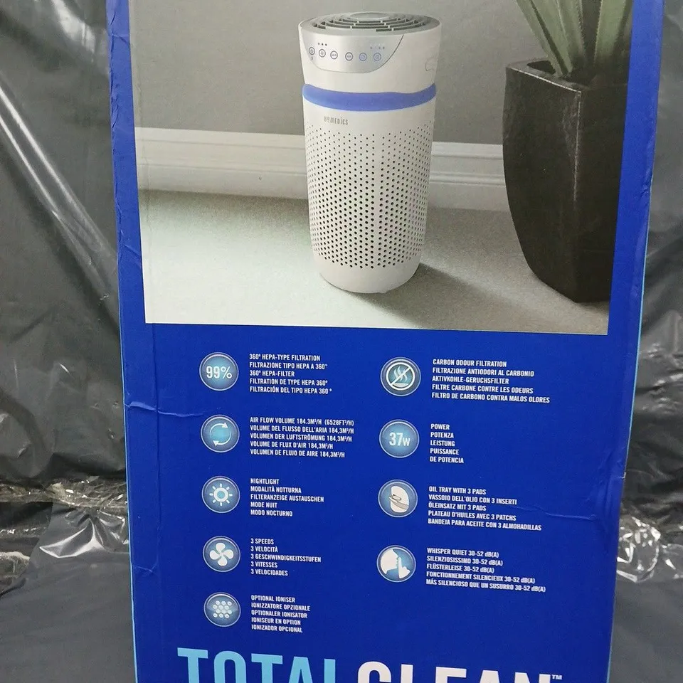 HoMedics TotalClean 5-in-1 Air Purifier – AP-T20WT-EU (Boxed)