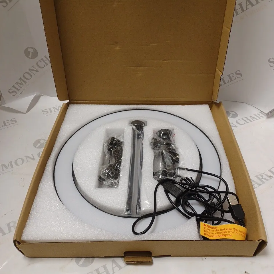 BOXED AIXPI 10 INCH LED RING LIGHT 