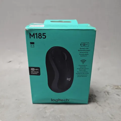 BOXED LOGITECH M185 WIRELESS MOUSE 