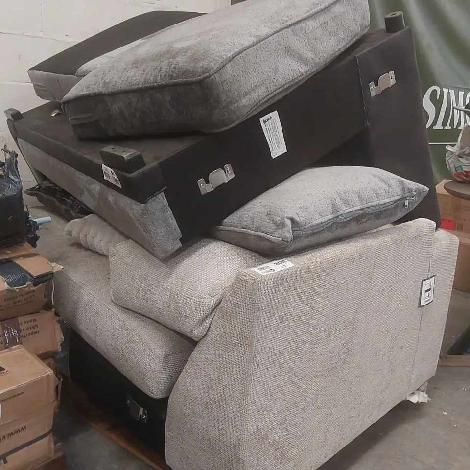 PALLET CONTAINING A LARGE QUANTITY OF ASSORTED SOFA PARTS