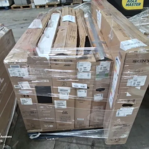 PALLET CONTAINING APPROXIMATELY 6 MIXED BRAND TELEVISIONS SIZES VARY