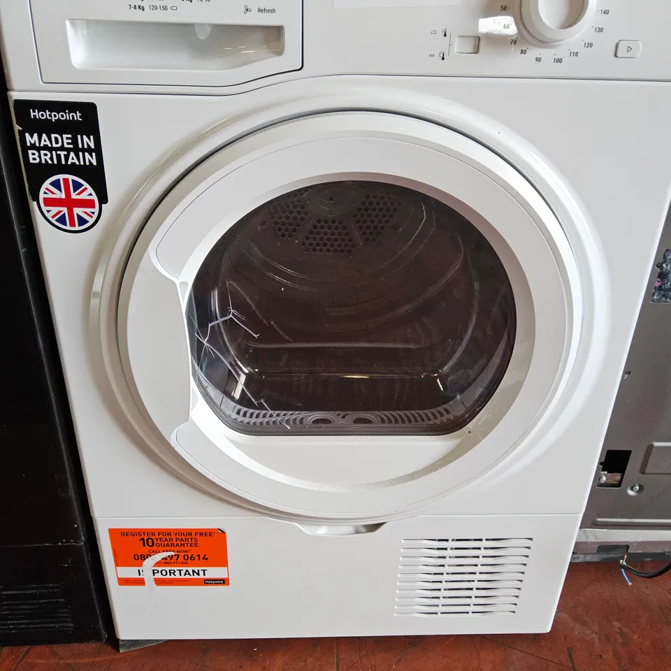 HOTPOINT 8KG CONDENSER TUMBLE DRYER WHITE Model H2D81WUK