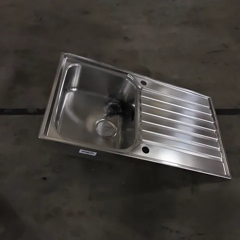 SMALL METAL SINK BOWL WITH DRAINER 