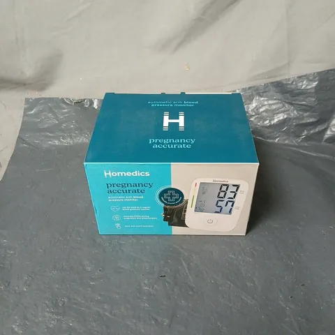 HOMEDICS AUTOMATIC ARM BLOOD PRESSURE MONITOR PREGNANCY ACCURATE BOXED