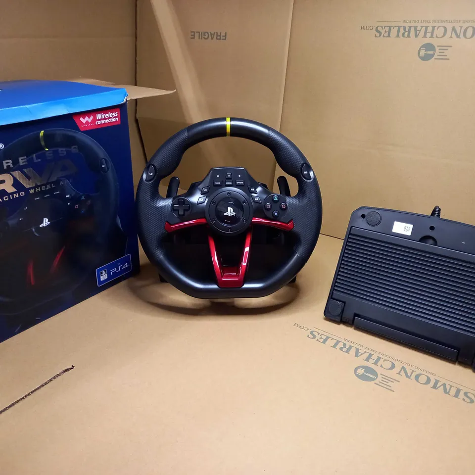 BOXED HORI WIRELESS RWA RACING WHEEL APEX (FOR PS4)