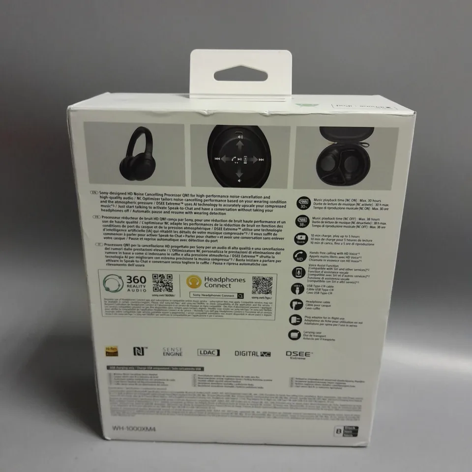 BOXED SONY WH-1000XM4 WIRELESS NOISE CANCELLING HEADPHONES
