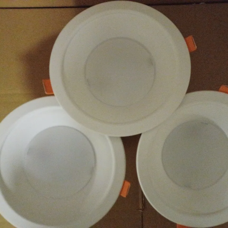 LOT OF 3 BRAND NEW 150MM LED ROUND 12W DOWNLIGHT 3K