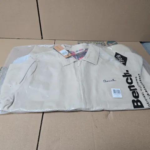BENCH HARRINGTON STONE JACKET SMALL, BAGGED AND TAGGED
