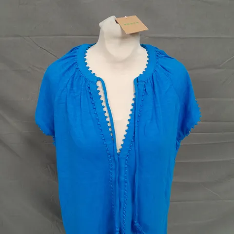 BODEN WOMENS OCCASSIONAL DRESS IN BLUE SIZE 14