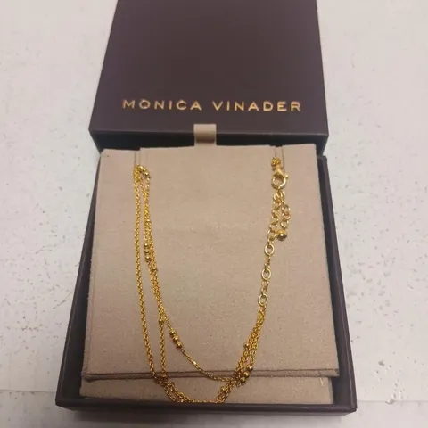 MONICA VINADER GOLD-TONE NECKLACE