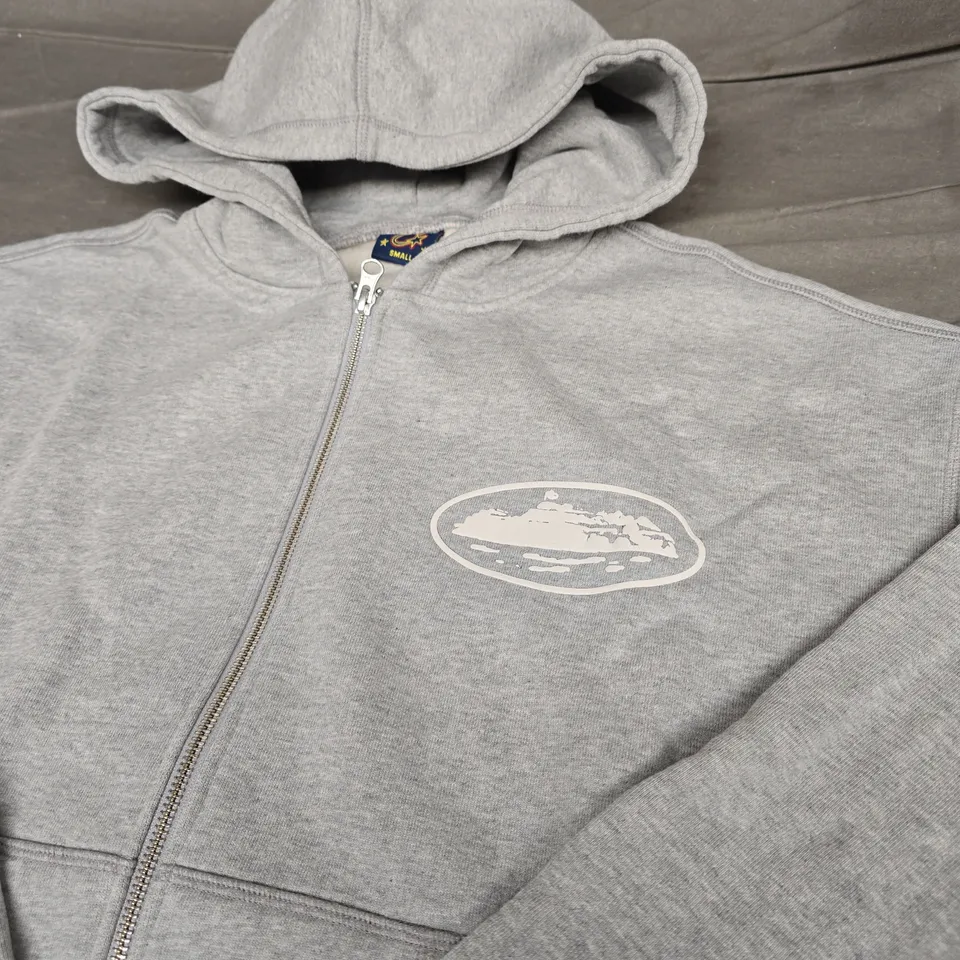 CORTEIZ FULL ZIP JACKET IN GREY - SIZE S