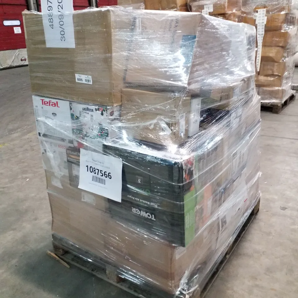 PALLET OF APPROXIMATELY 46 UNPROCESSED RAW RETURN HOUSEHOLD AND ELECTRICAL GOODS TO INCLUDE;