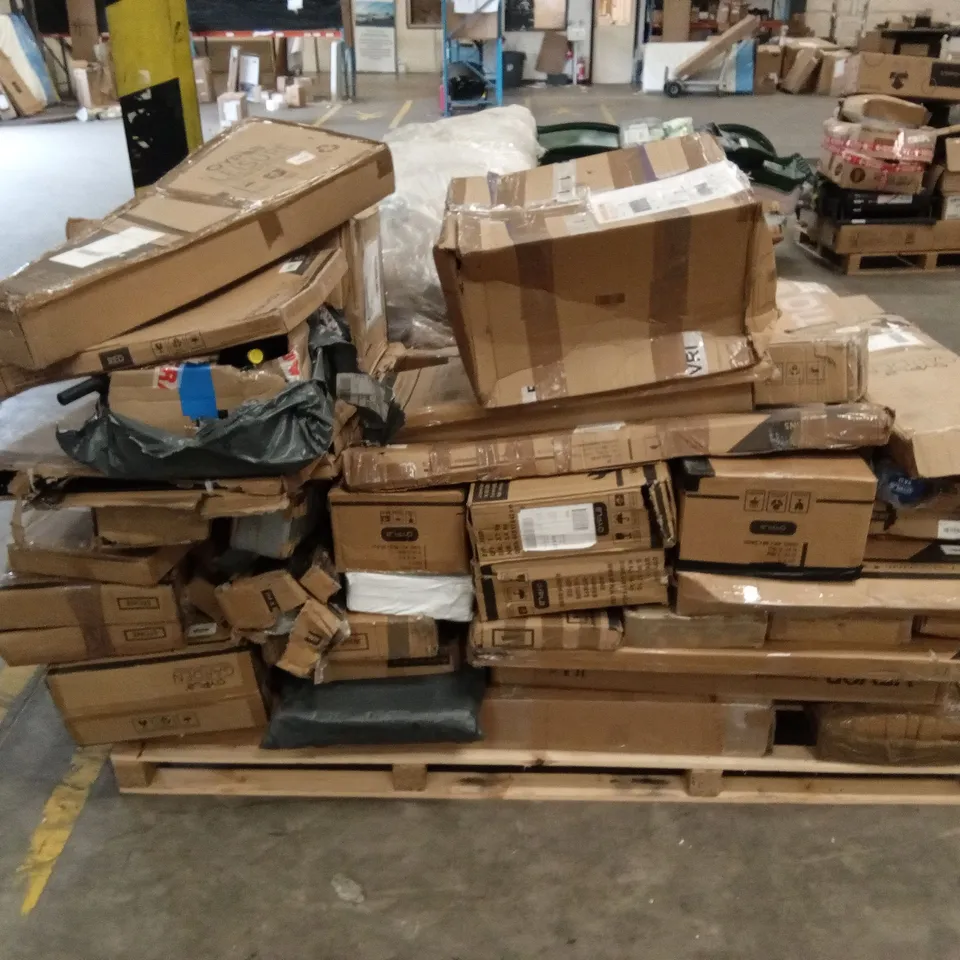 PALLET OF ASSORTED HOUSEHOLD GOODS AND PRODUCTS TO INCLUDE; SACK TRUCK ETC 
