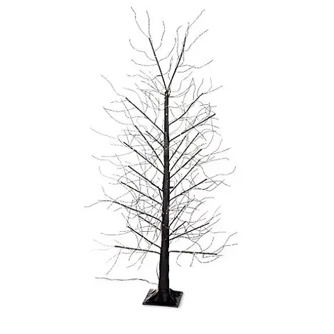 HOME REFLECTIONS MULTI FUNCTION MICRODOT DEW DROP LED TREE - BLACK