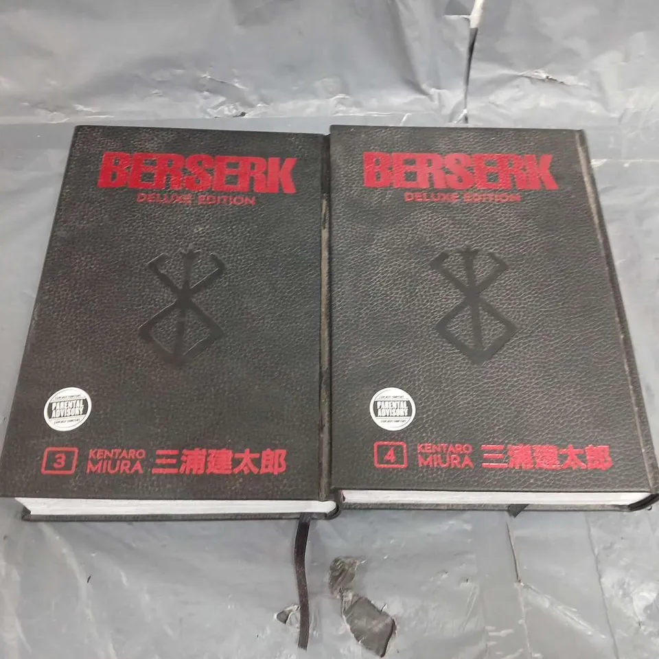 BERSERK DELUXE EDITION KENTARO MIURA VOLUMES 3 AND 4