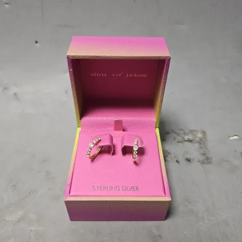 BOXED OLIVIA JACKSON STERLING SILVER EARRINGS