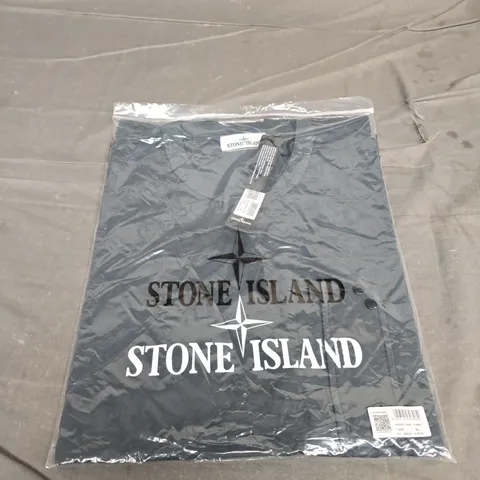 BAGGED STONE ISLAND GREY TEE - SIZE XL