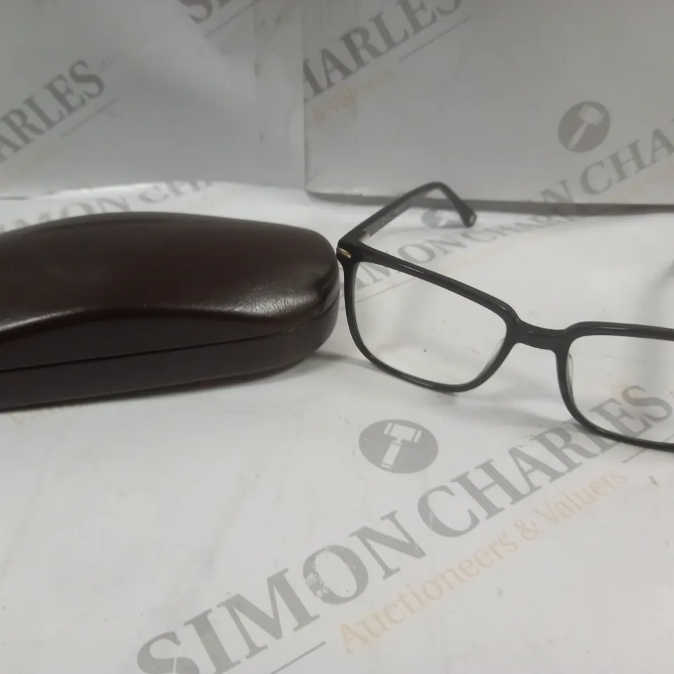 LONDON RETRO BALHAM SHINY BLACK/GOLD PRESCRIPTION GLASSES 