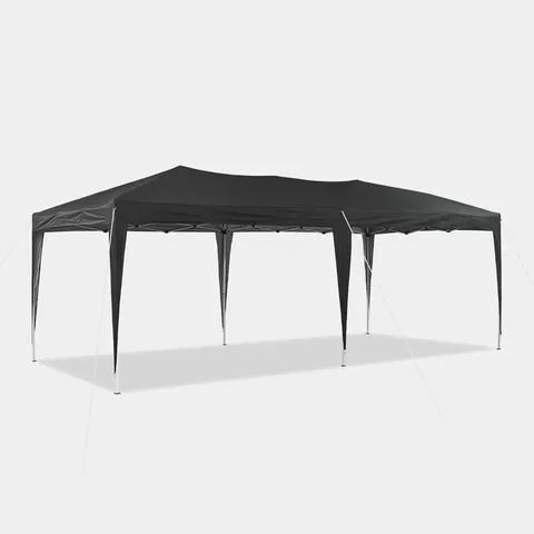 BOXED AND BAGGED TAIO OUTDOOR CANOPY TENT IN BLACK