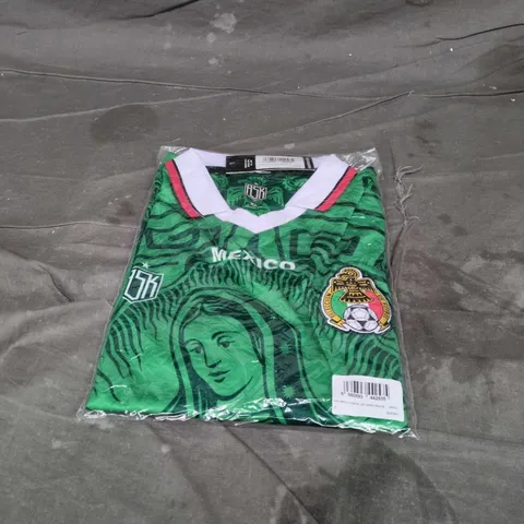 ASK MEXICO GUADALUPE BADGE JERSEY IN GREEN SIZE XL