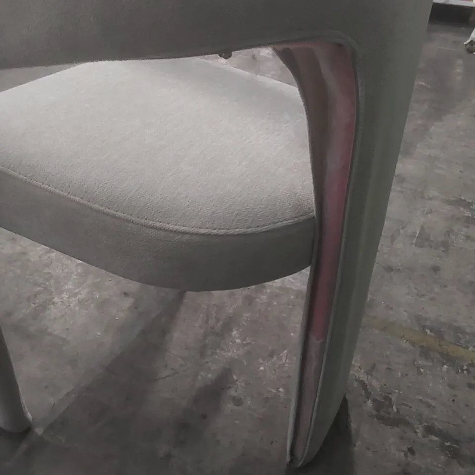 DESIGNER FABRIC UPHOLSTERED DINING CHAIR