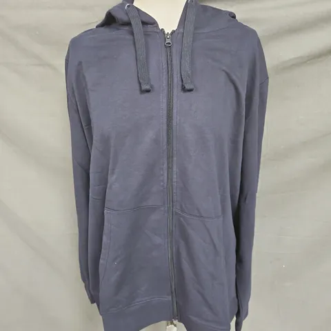 MOUNTAIN WAREHOUSE ESSENTIALS WOMENS ZIP THROUGH HOODIE UN NAVY SIZE 18