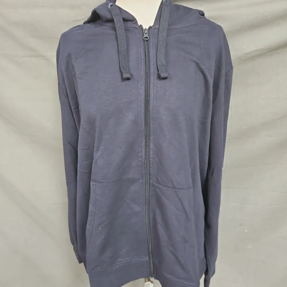 MOUNTAIN WAREHOUSE ESSENTIALS WOMENS ZIP THROUGH HOODIE UN NAVY SIZE 18
