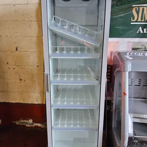 COCA-COLA BRANDED FRIGOGLASS TALL PLUS-450 R290 FRIDGE DISPLAY CABINET
