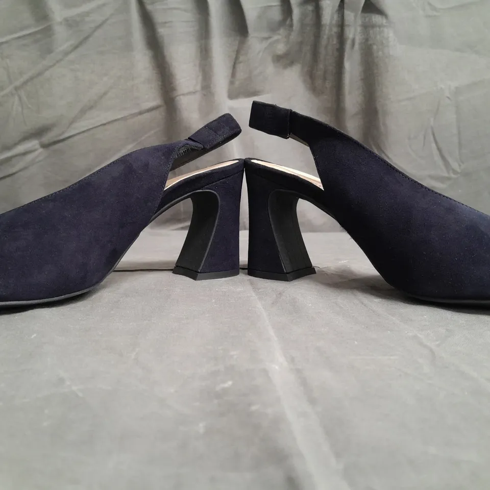 BOXED PAIR OF PAUL GREEN OPEN TOE HEELED SHOES SIZE 6.5