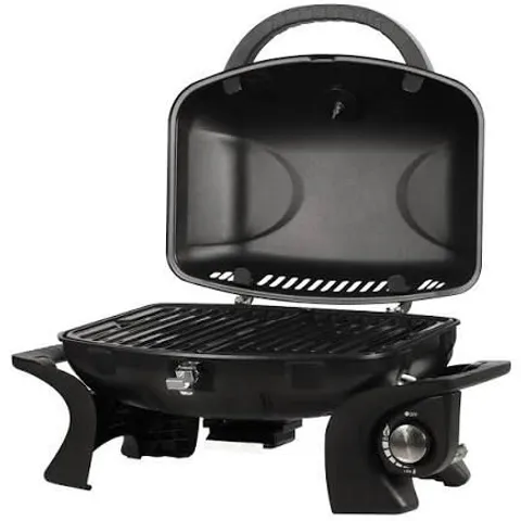 BOXED GEORGE FOREMAN GFSBBQ1 PORTABLE GRILL GAS BBQ - BLACK
