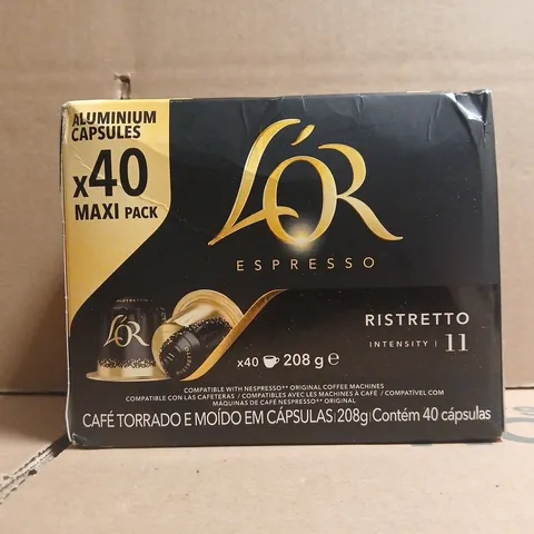 L'OR ESPRESSO RISTRETTO CAPSULES – 40 CAPSULE MAXI PACK