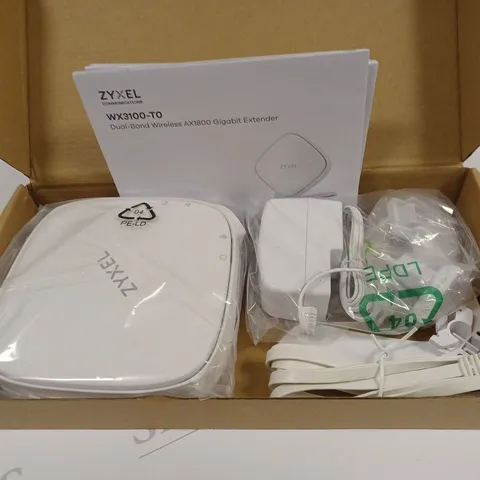 ZYXEL WX3100-TO DUAL BAND WIRELESS AX1800 GIGABIT EXTENDER