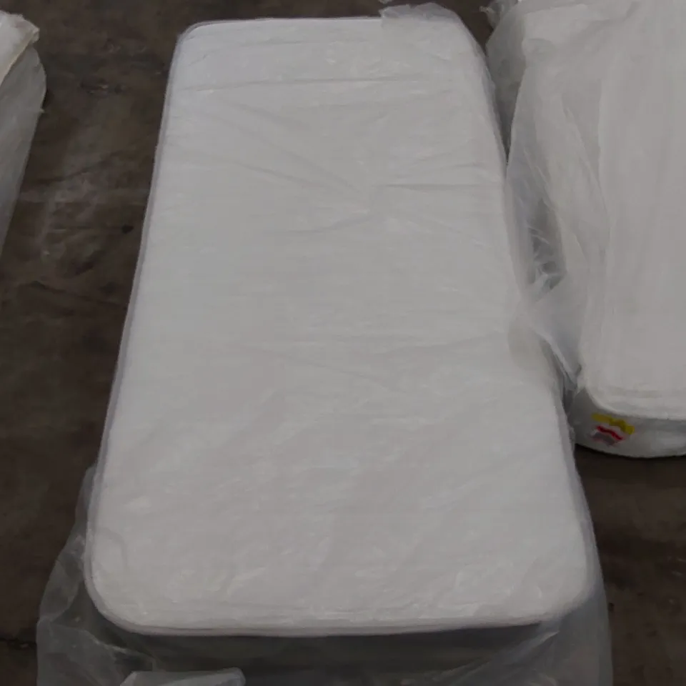 QUALITY BAGGED 3FT SINGLE HYBRID FIBRE FOAM OPEN COIL MATTRESS 