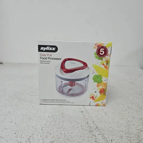 ZYLISS EASY PULL FOOD PROCESSOR – BOXED