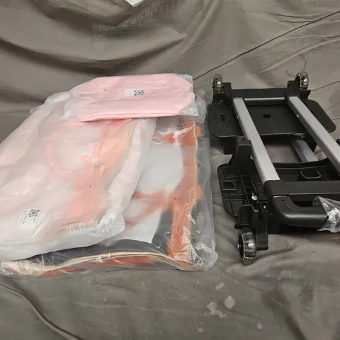 TWO TROLLEYS WITH VARIOUS SIZED BAGS - COLLECTION ONLY 