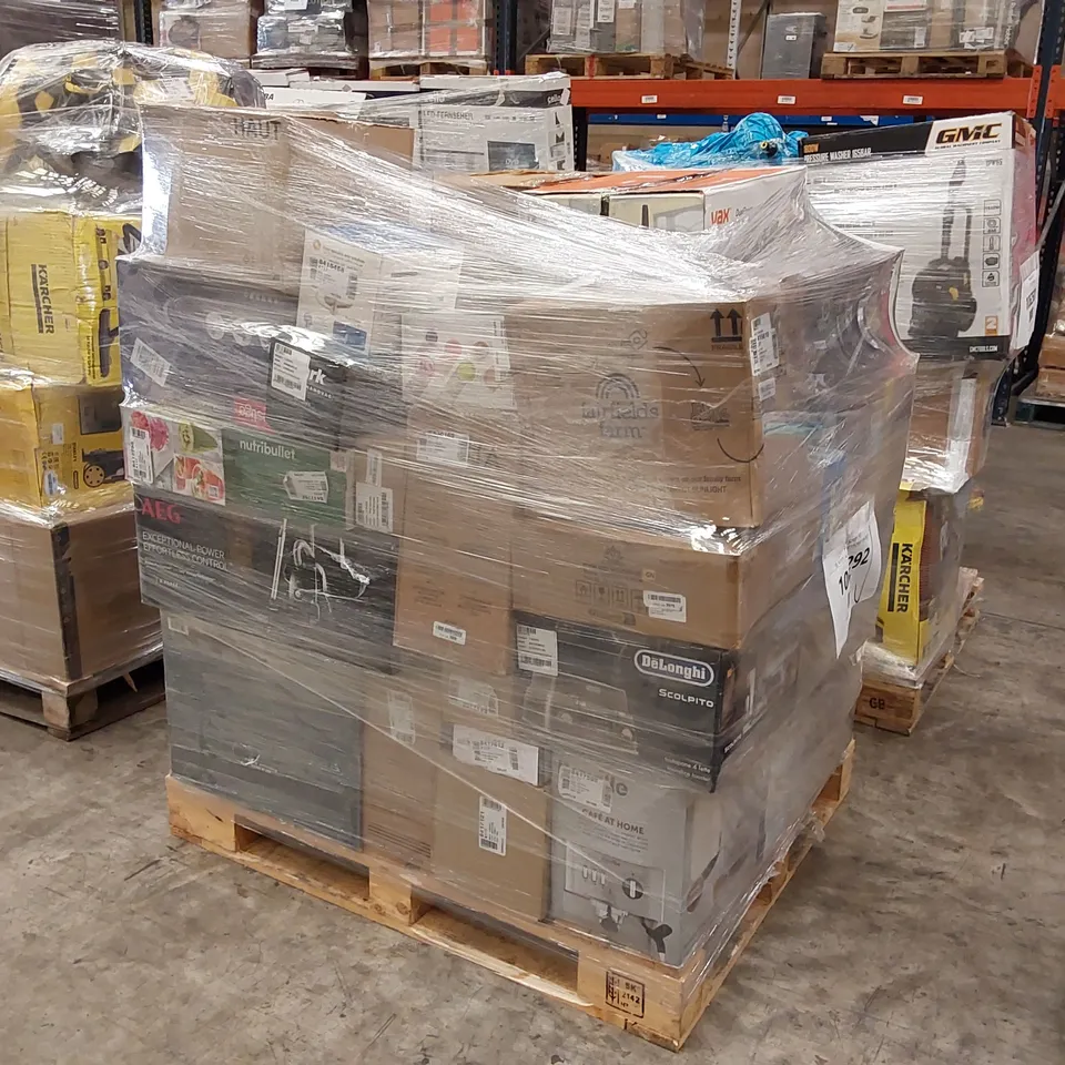 PALLET OF APPROXIMATELY 59 UNPROCESSED RAW RETURN HOUSEHOLD AND ELECTRICAL GOODS TO INCLUDE;