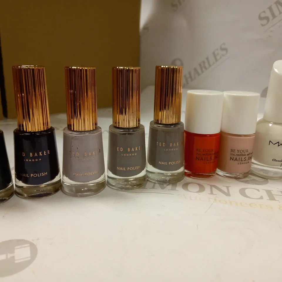 ASSORTMENT OF NAIL POLISH LACQUER APPROX. 18 ITEMS 