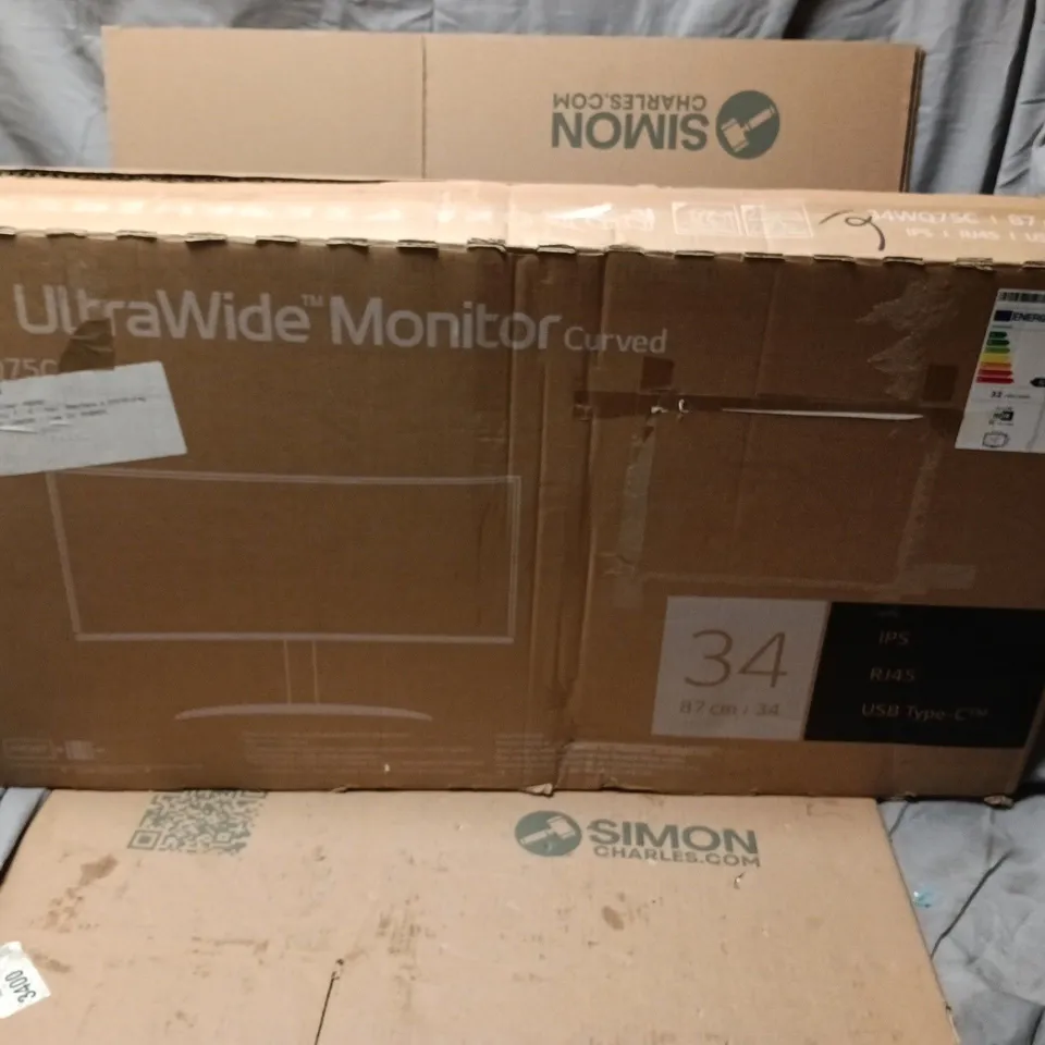 LG ULTRAWIDE CURVED MONITOR 34-INCH -BOXED