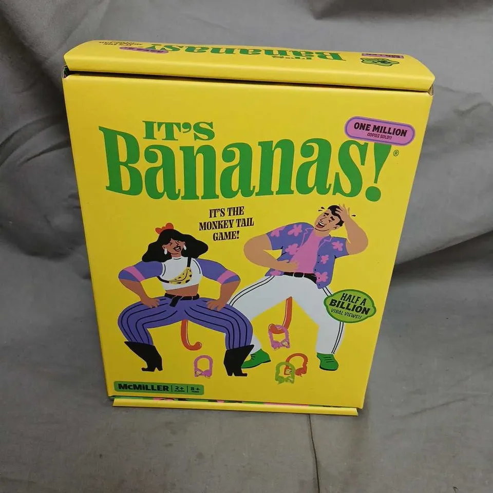 MCMILLER IT'S BANANAS! MONKEY TAIL GAME – BOXED
