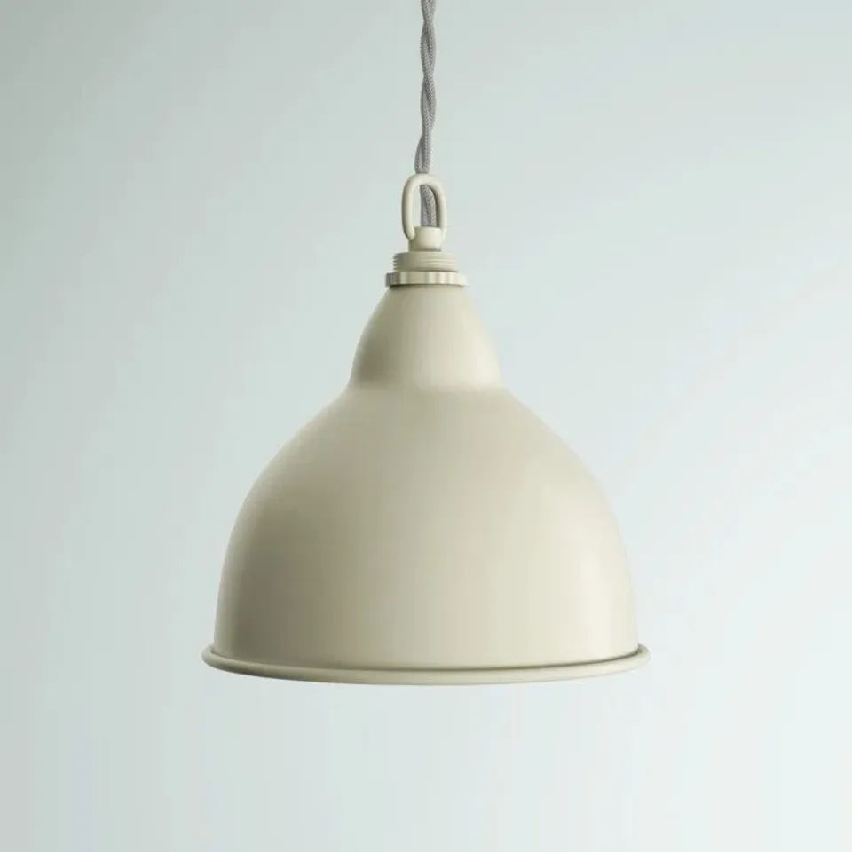 BOXED BLAIR I LIGHT DOME PENDANT- CREAM 