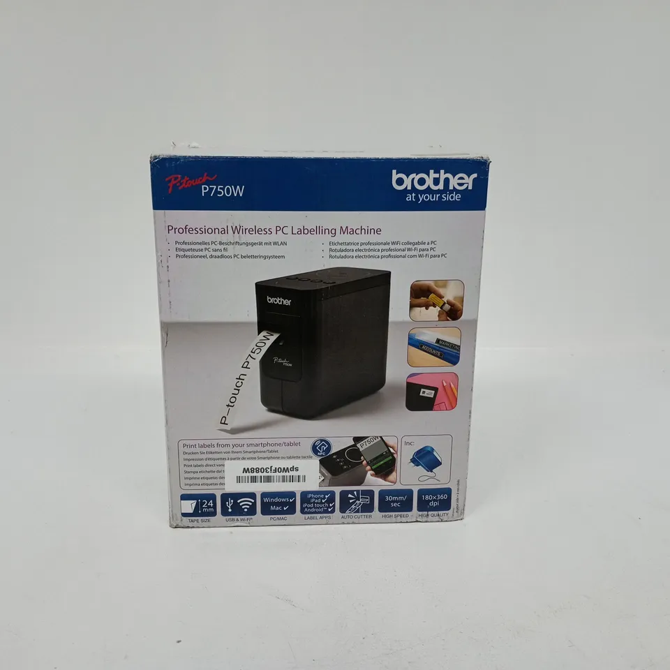 BROTHER P TOUCH P750SW BOXED