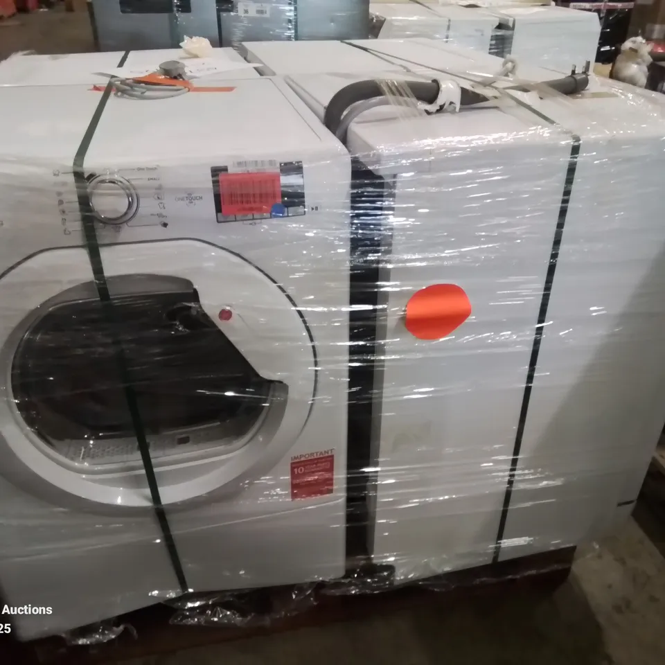 PALLET OF APPROXIMATELY 4 UNPROCESSED RAW RETURN WHITE GOODS TO INCLUDE;