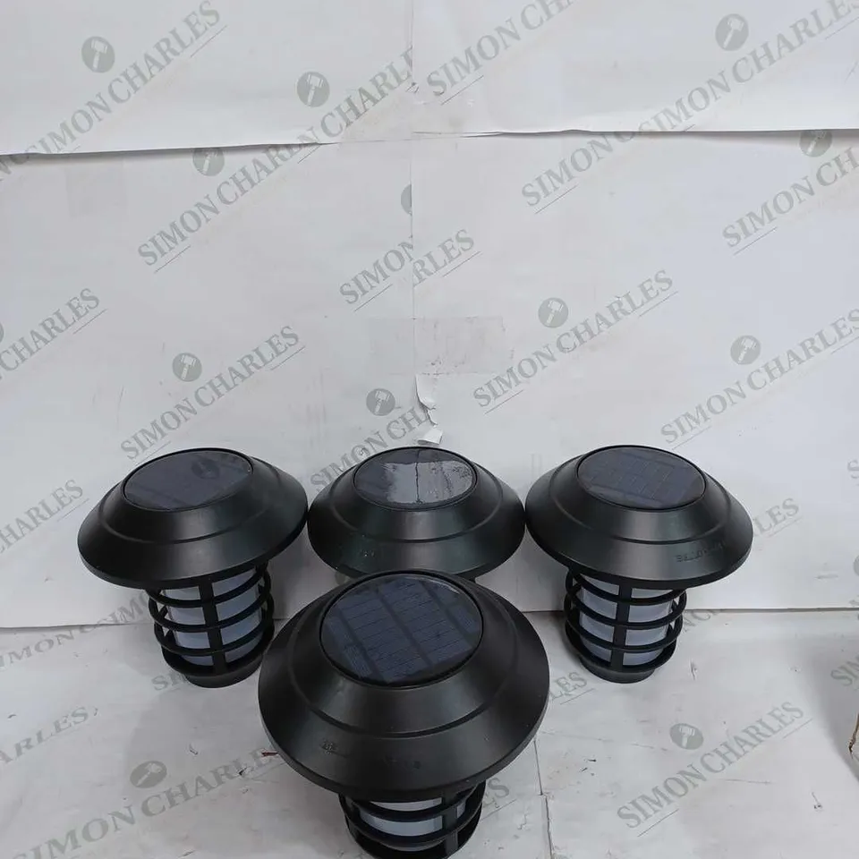 BELL & HOWELL SET OF APPROX 6 SOLAR 21 LUMENS DUAL FUNCTION FLAME/ WHITE STAKE LIGHTS