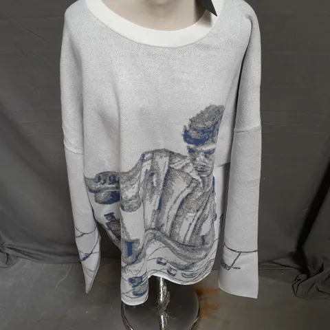 LORENZ HOODIE IN GREY MULTI SIZE XL