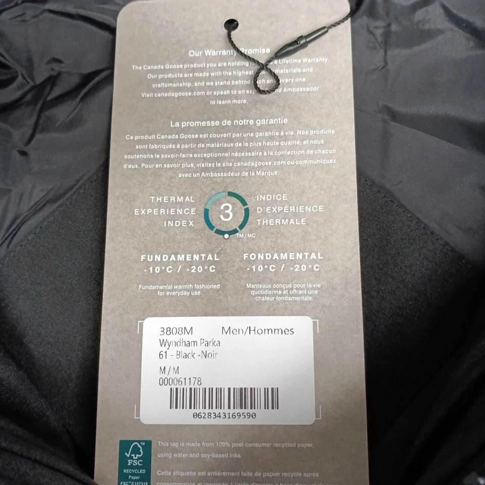 CANADA GOOSE MEN'S PARKA 3808M ARCTIC PROGRAM – SIZE M