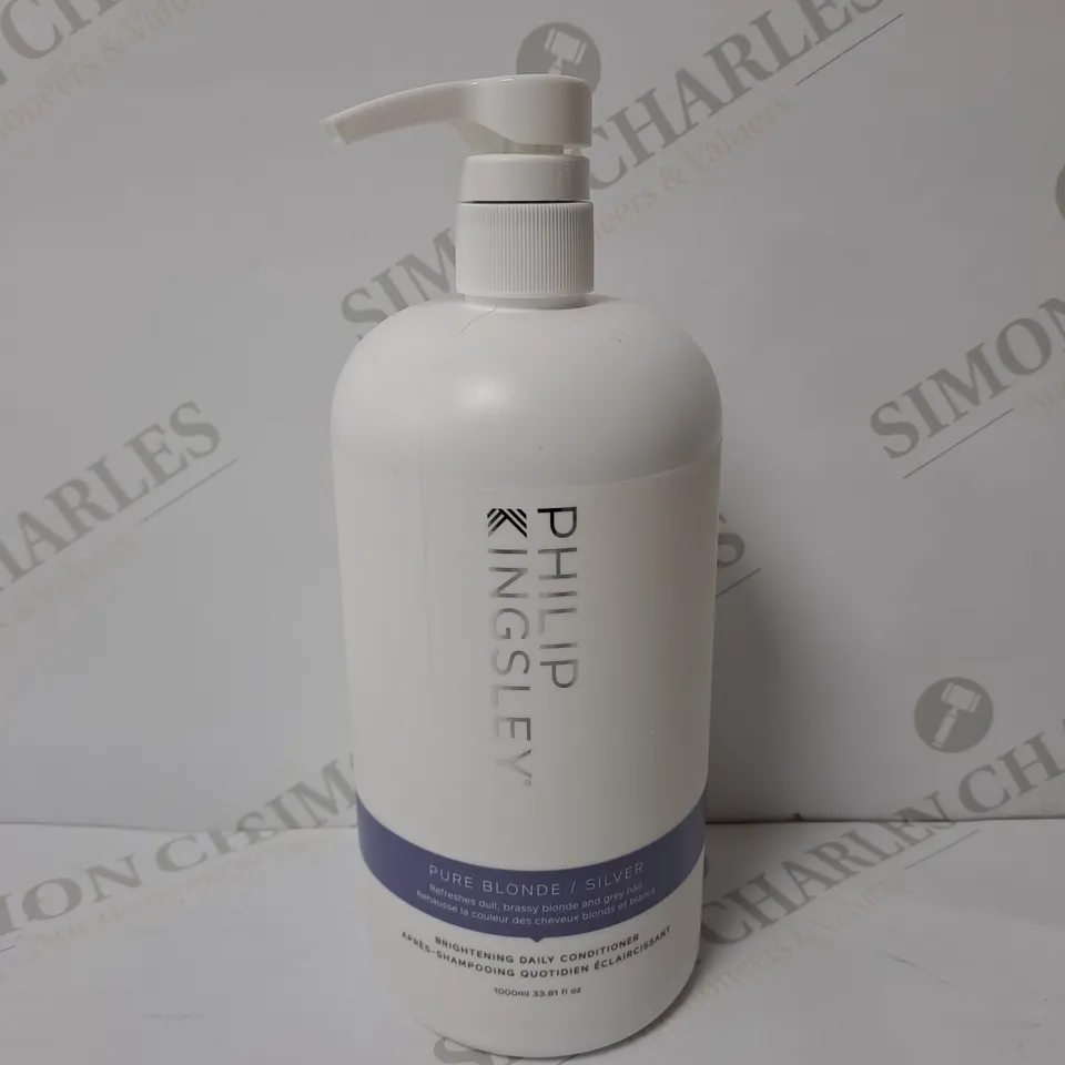 BOTTLED PHILIP KINGSLEY PURE BLONDE/SILVER BRIGHTENING DAILY CONDITIONER 1000ml