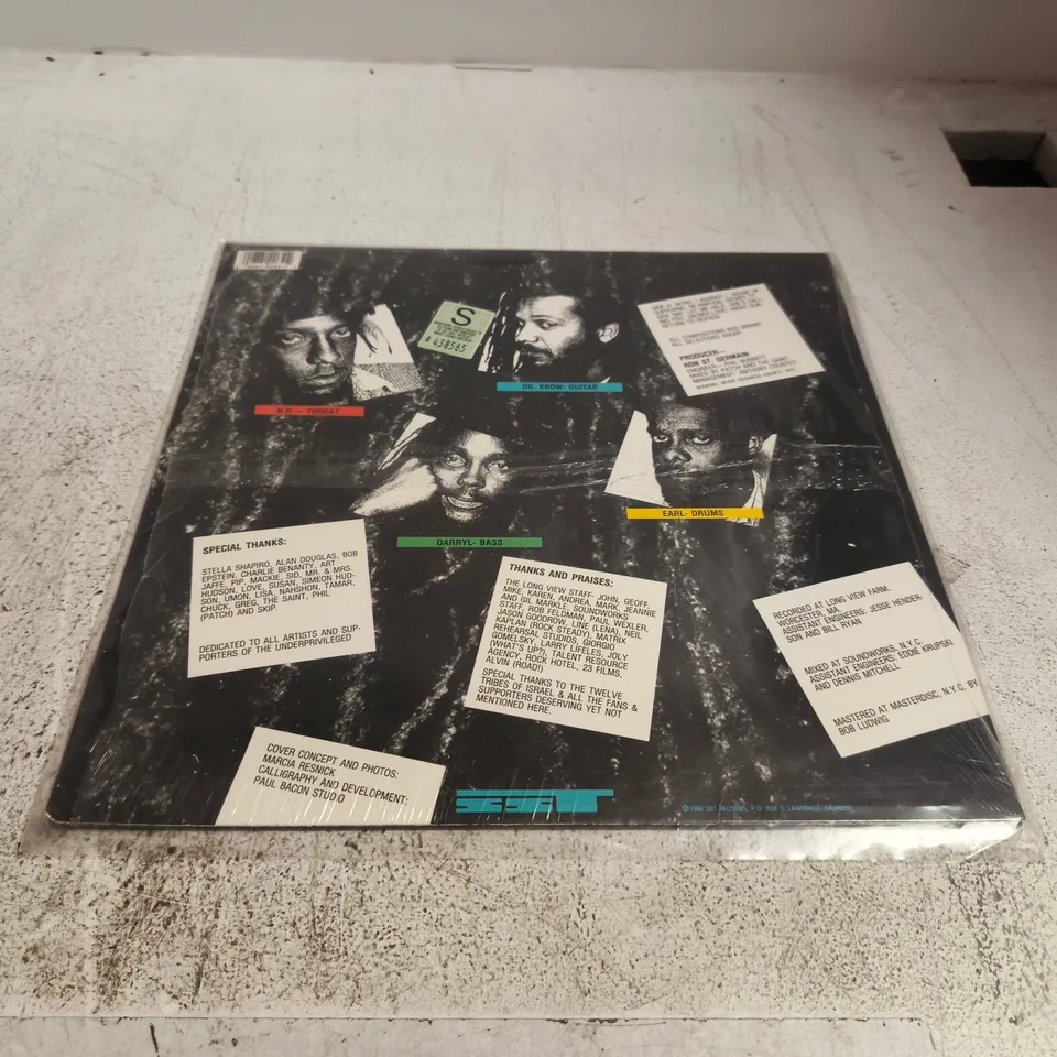 BAD BRAINS – I AGAINST I VINYL LP