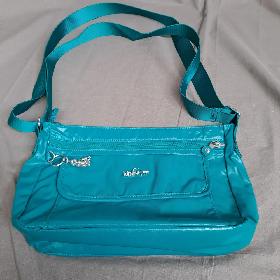 KIPLING ZISKA LARGE CROSSBODY BAG IN LACQUER GREEN 