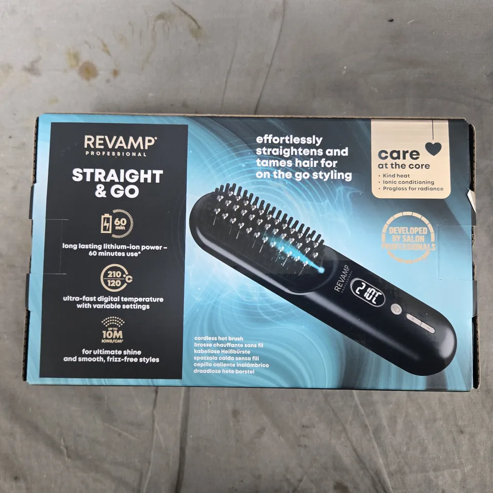 Revamp Professional Straight & Go Cordless Hair Brush (BR-1950-EU2)