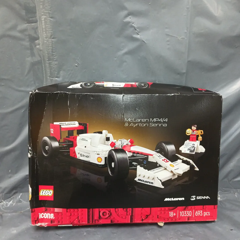 BOXED LEGO MCLAREN MP4 & AYRTON SENNA  RRP £69.99